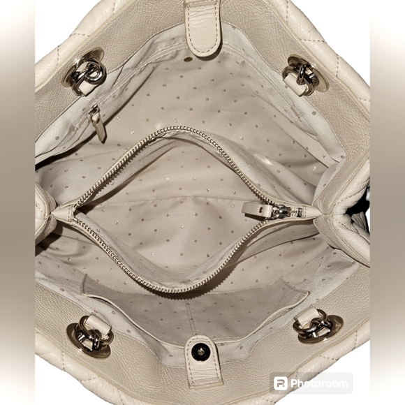 Kate Spade Quilted Gold Coast Maryanne Tote Bag - Retail $428 - Purse With Chain - Picture 8 of 12